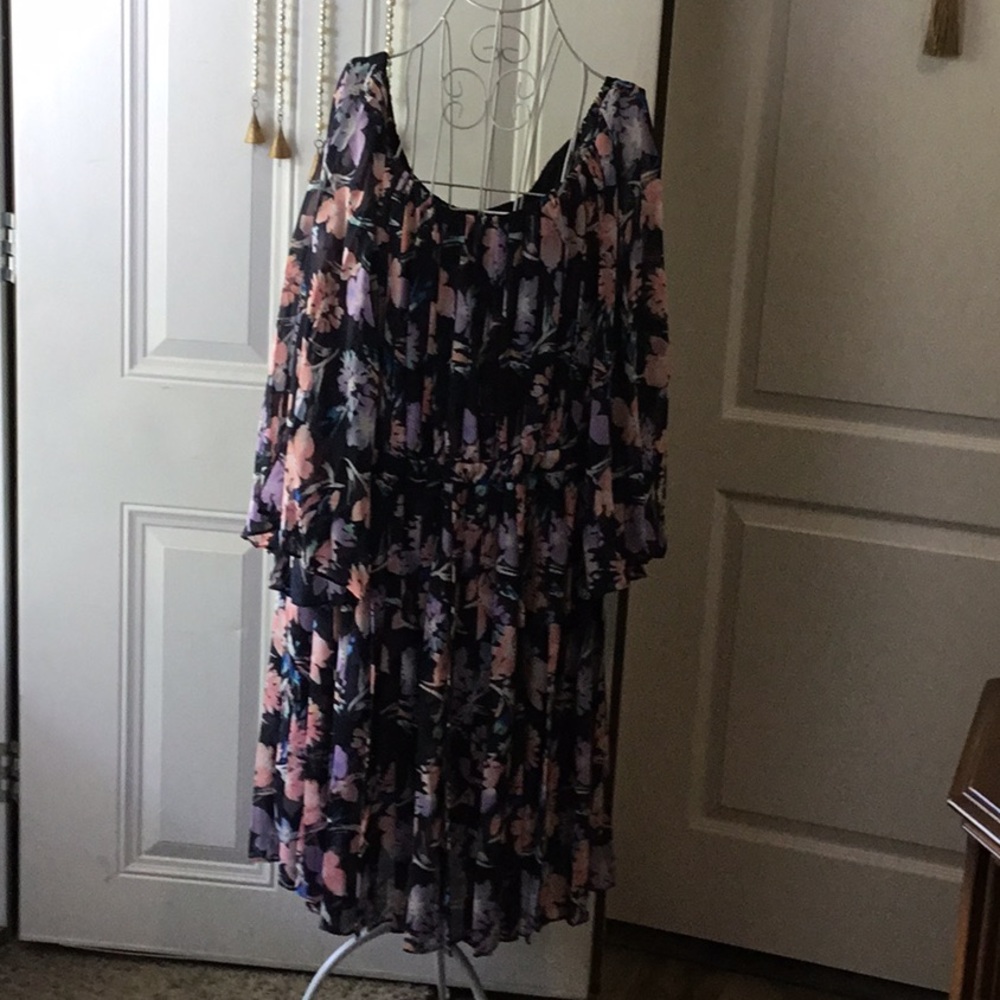 Lane Bryant Multicolor Floral Dress